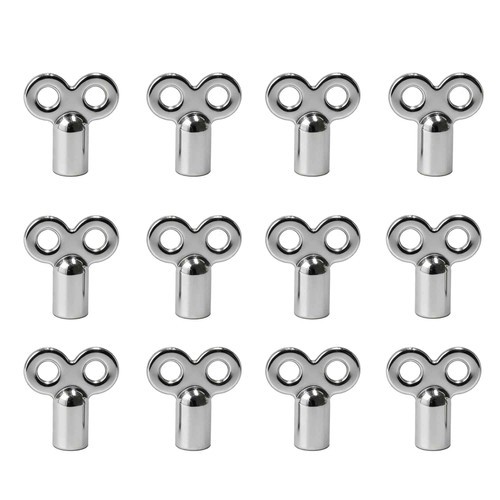 12pcs silver radiator valve - silver,