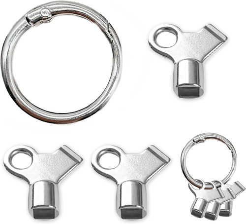 Packs radiator key with - key, 1