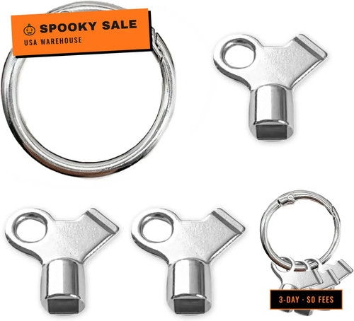 Packs radiator key with 1 - 3,