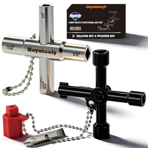 Way premium sillcock key - 4-way,